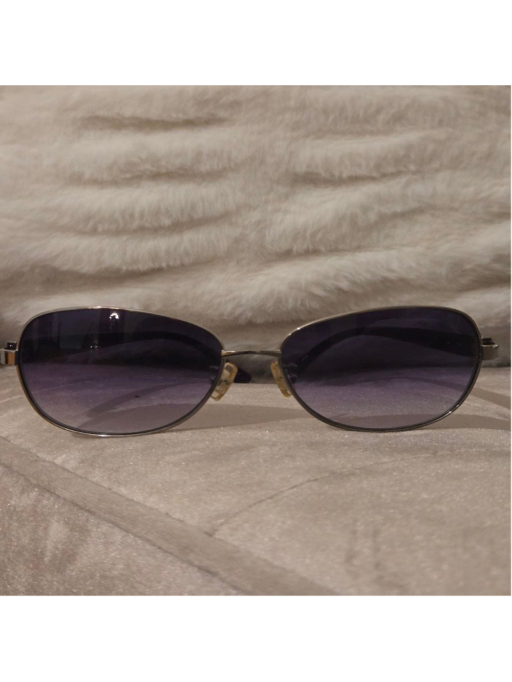 Women's Michael Kors Purple Silver Aviator Sunglasses One Size - Picture 2 of 12
